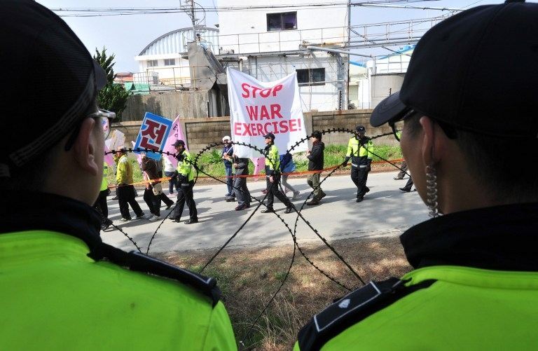 Южная Корея и США проводят военные учения