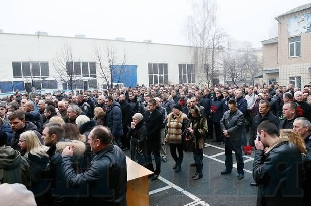 В Киеве похоронили расстрелянных инспекторов ГАИ