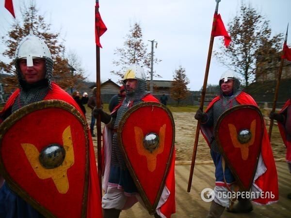 В Древнем Киеве во время празднования Масленицы почтили защитников Родины всех времен