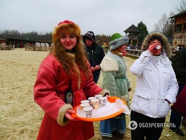 В Древнем Киеве во время празднования Масленицы почтили защитников Родины всех времен