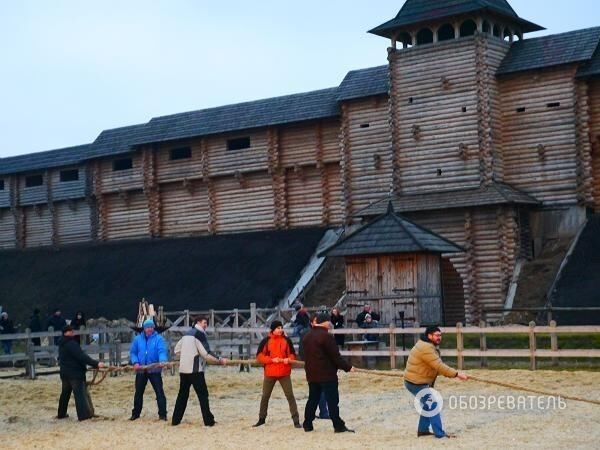 В Древнем Киеве во время празднования Масленицы почтили защитников Родины всех времен