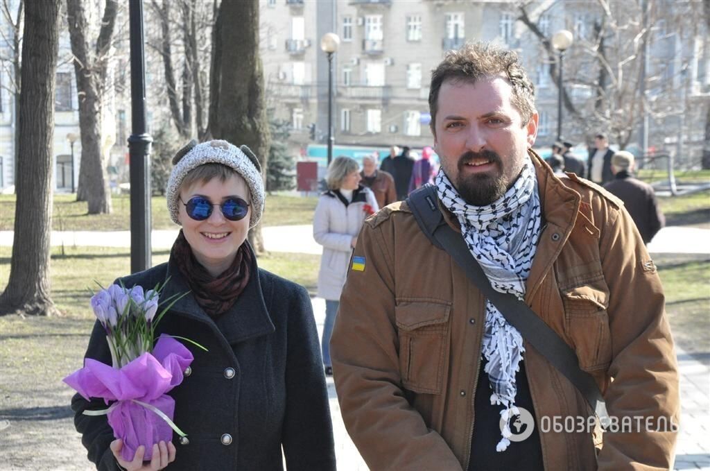 "Борітеся - поборете!" 200 років з дня народження Шевченка. Мітинг у Києві. Ч.1