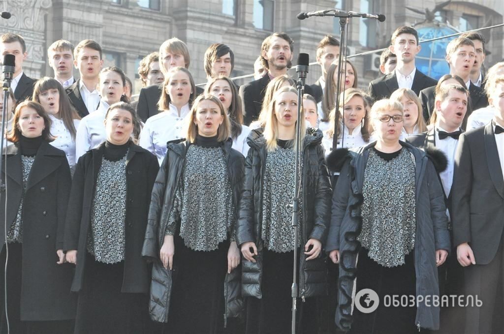 "Борітеся - поборете!" 200 років з дня народження Шевченка. Мітинг у Києві. Ч.1