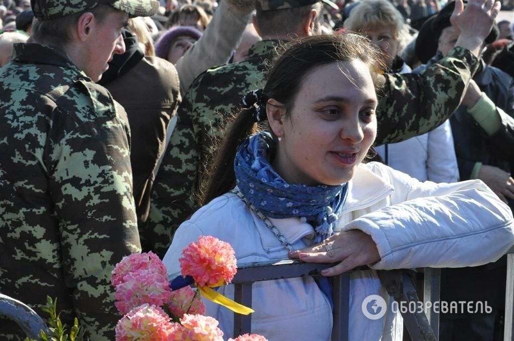 "Борітеся - поборете!" 200 років з дня народження Шевченка. Мітинг у Києві. Ч.1