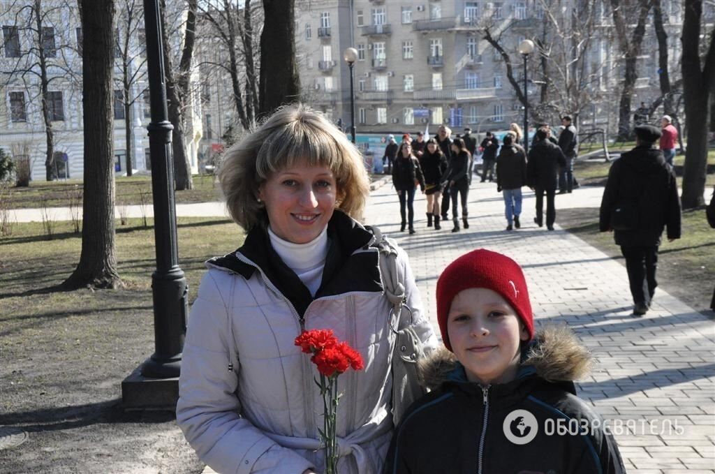 "Борітеся - поборете!" 200 років з дня народження Шевченка. Мітинг у Києві. Ч.1