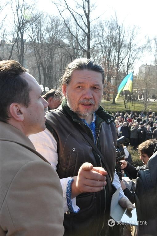 "Борітеся - поборете!" 200 років з дня народження Шевченка. Мітинг у Києві