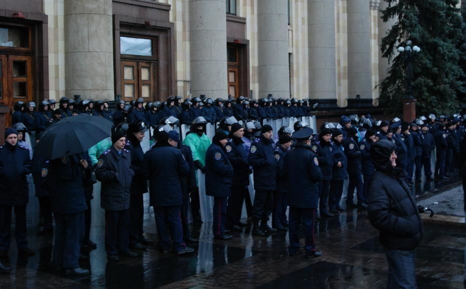 На пророссийский митинг в Харькове пришло не больше 200 человек