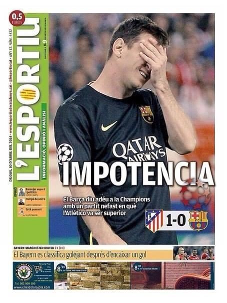 Импотенция. Как мировая пресса отреагировала на сенсационный вылет "Барселоны" из Лиги чемпионов