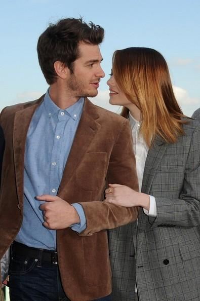 Очаровательные Эмма Стоун и Эндрю Гарфилд с "Пауком" в Лондоне