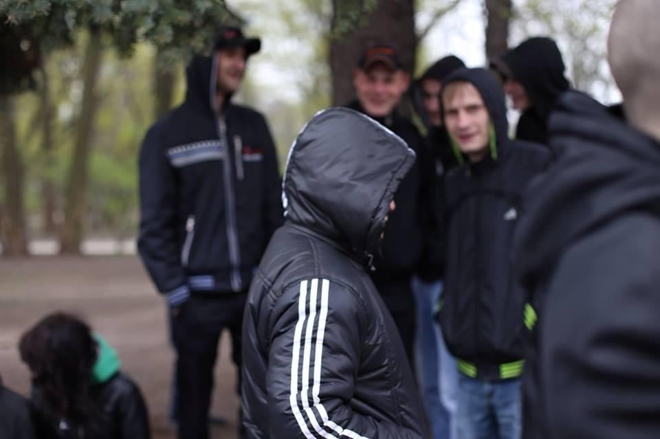 Под Верховной Радой опять появились "титушки"