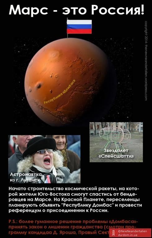 Фотожаби тижня, що минає висміяли "російський Марс", Царьова і сепаратистів