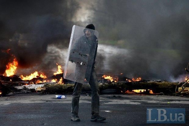 В Славянске горят блок-посты сепаратистов