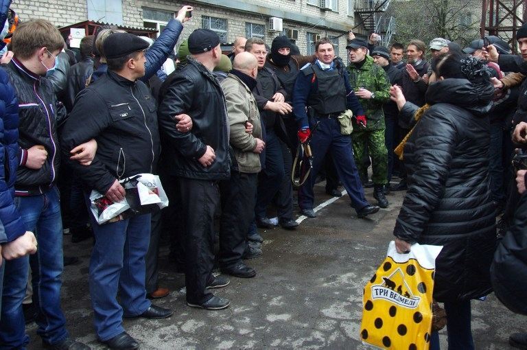 Захоплення міліції в Горлівці під керівництвом підполковника РФ