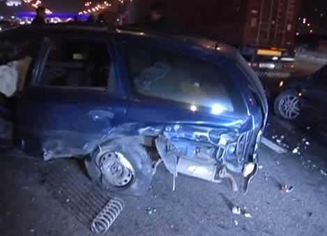 Масштабная авария в Киеве: пострадали восемь авто