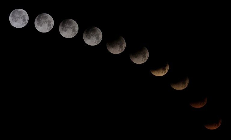 15 апреля 2014 года. Полное лунное затмение