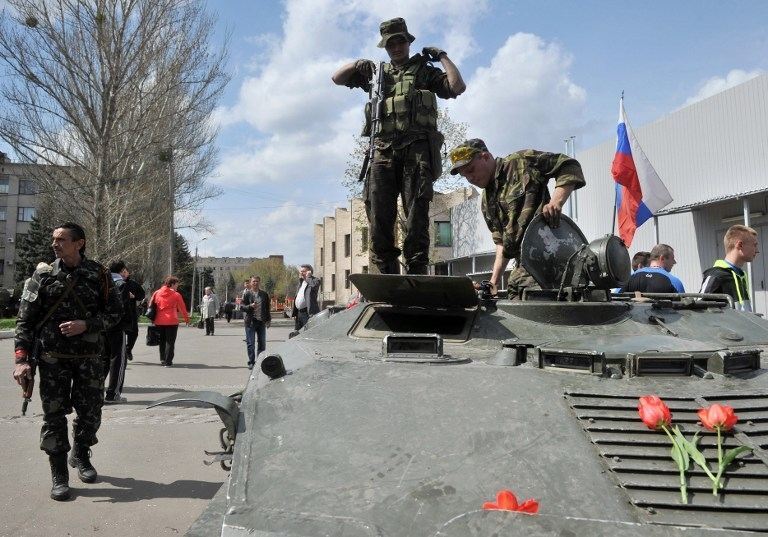 В Крамоторске десантники сдали оружие