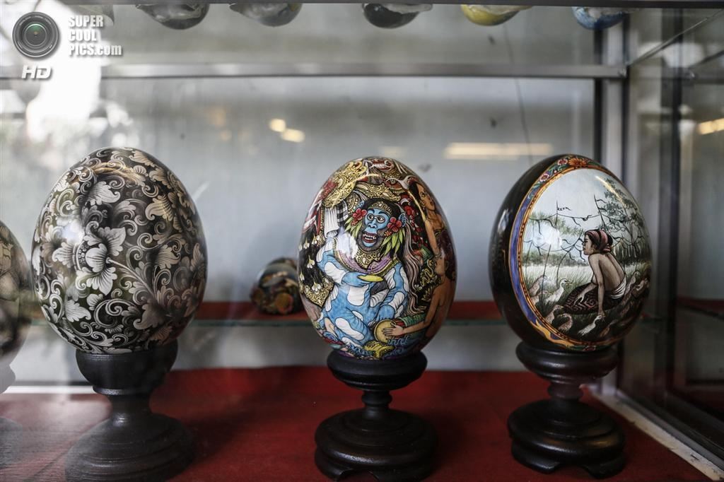 Роспись яиц по-индонезийски