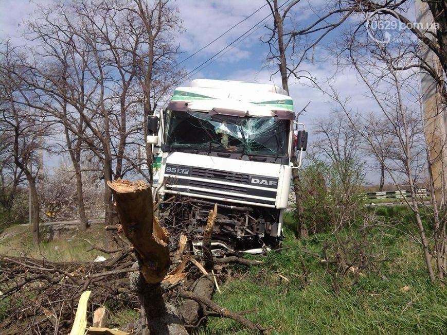 В Мариуполе из-за установленного блокпоста произошло ДТП