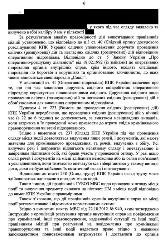 Міліція при затриманні Музичко діяла правомірно - результати розслідування