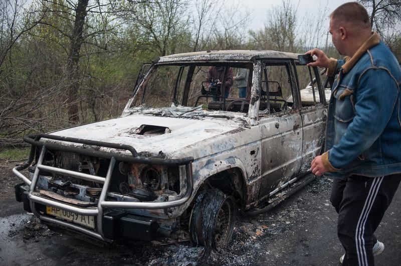 Стрілянина в Слов'янську. Фоторепортаж