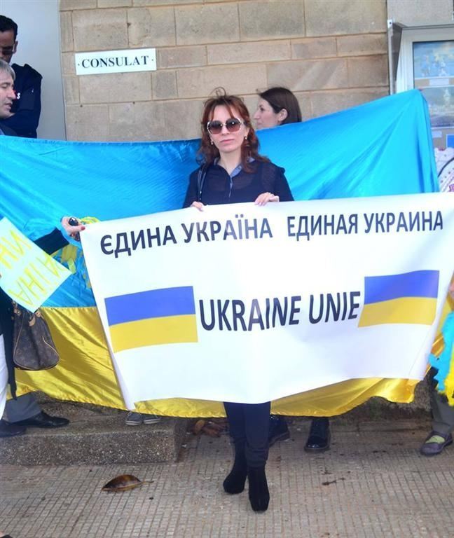 У Марокко під російським посольством провели акцію на підтримку України 