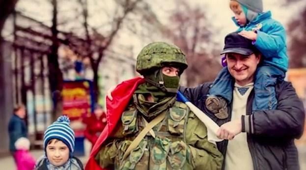 Ансамбль российской армии посвятил песню "зеленым человечкам"