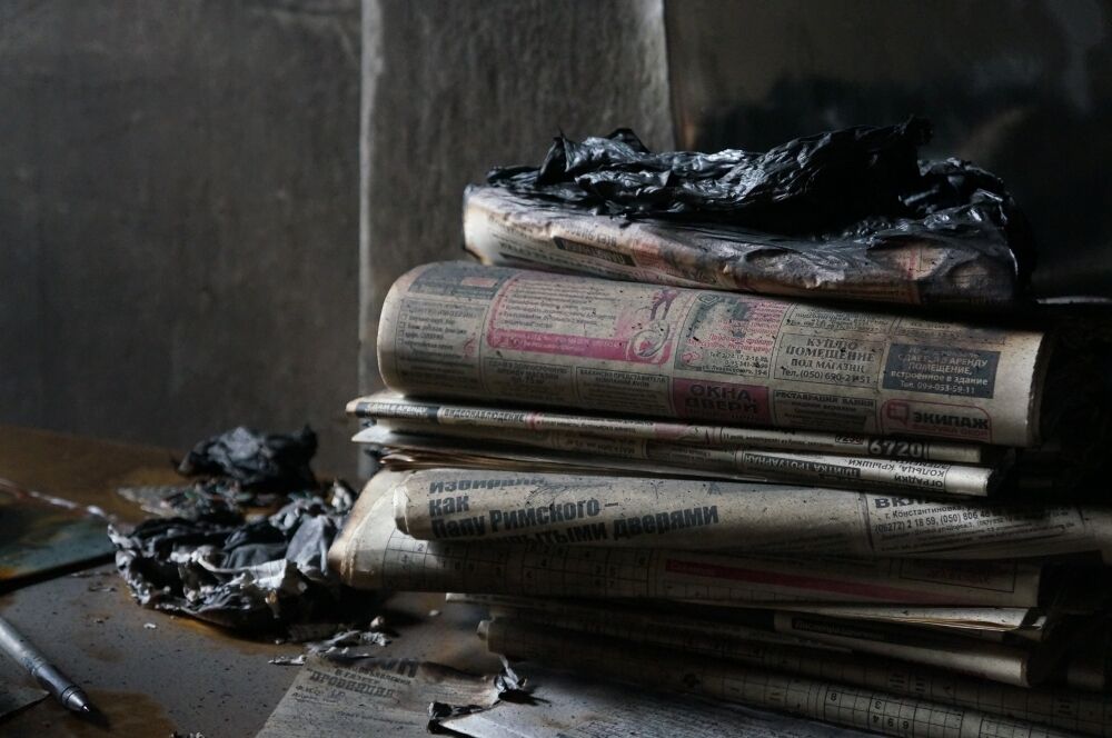 На Донетчине сожгли офис газеты, критиковавшей сепаратистов