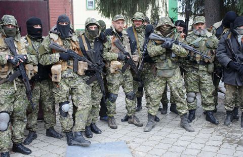 "Зелені чоловічки" на Донбасі виявилися найманцями з петербурзького "Тайфуна"