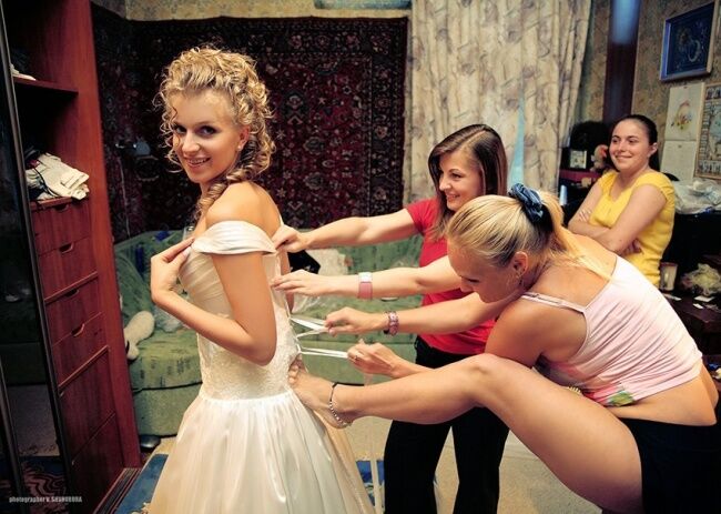 Самые смешные свадебные фотографии