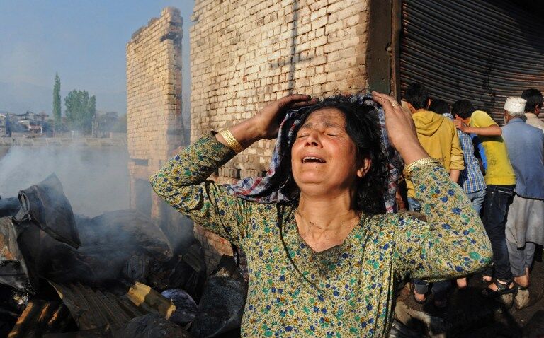 Пожар в Индии. Уничтожено 20 домов, жертв нет