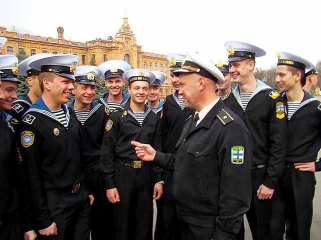 Одесса встретила офицеров и курсантов из Крыма