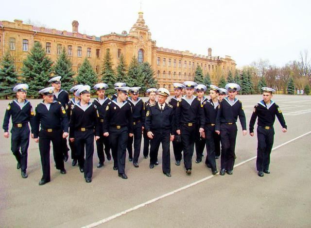 Одесса встретила офицеров и курсантов из Крыма