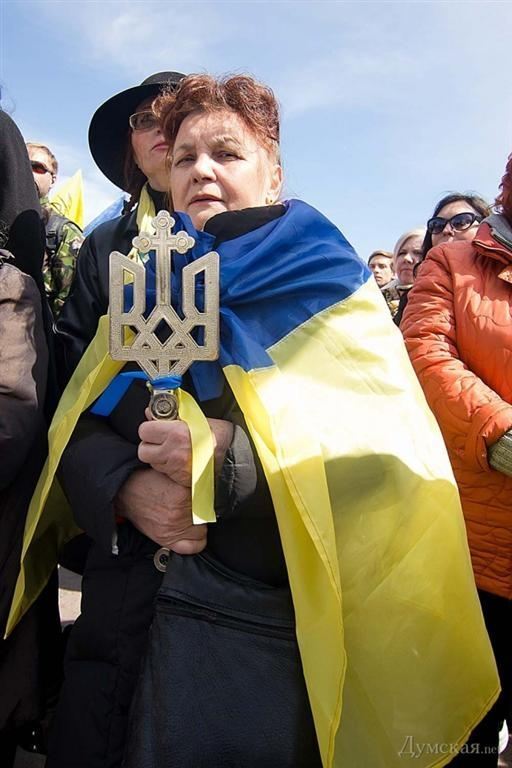 В Одессе евромайдановцы едва не подрались между собой