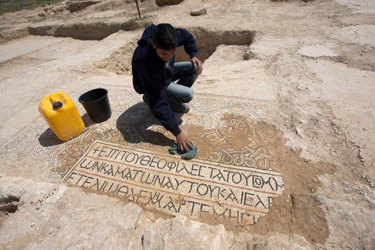 Ізраїль: знайдений 1500-річний монастир з приголомшливою мозаїкою