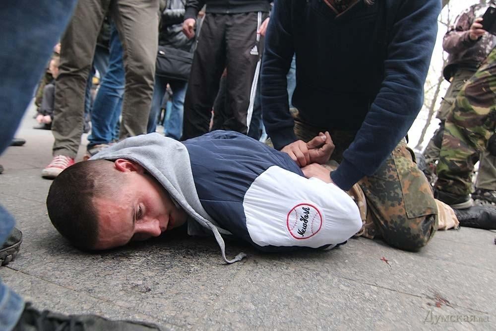 В Одесі самооборона Майдану зловила трьох сепаратистів