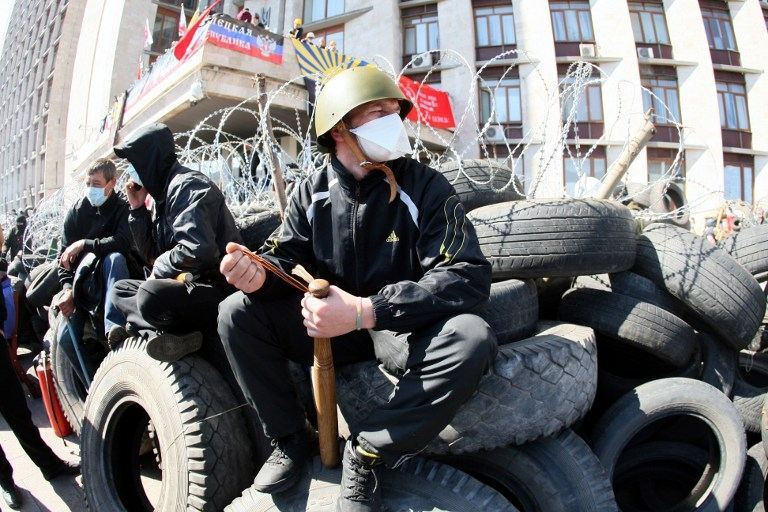 Баррикады, триколоры и сепаратисты на востоке Украины