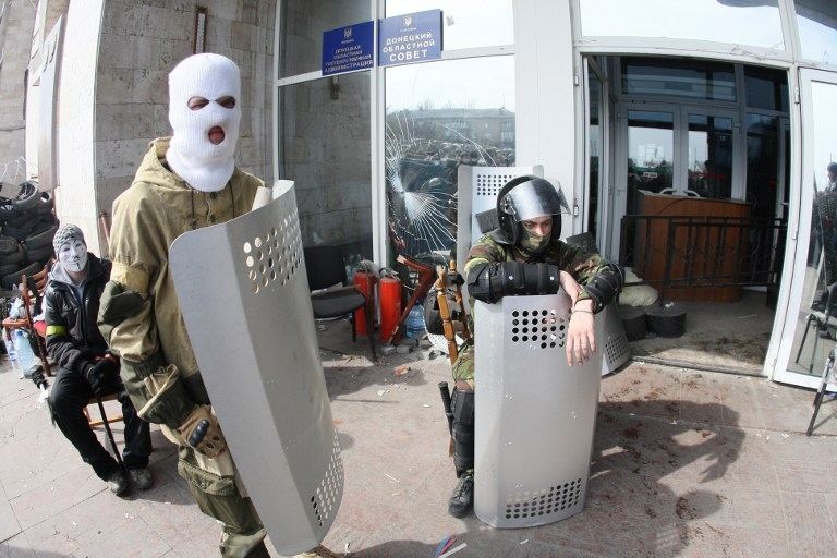 Баррикады, триколоры и сепаратисты на востоке Украины