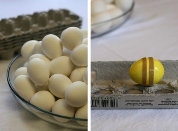 Пасхальные яйца в стиле "колор-блокинг"  - новый тренд