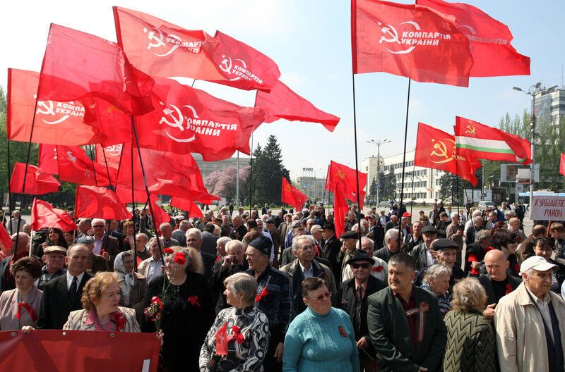 В Украине прошли первомайские шествия. Фоторепортаж