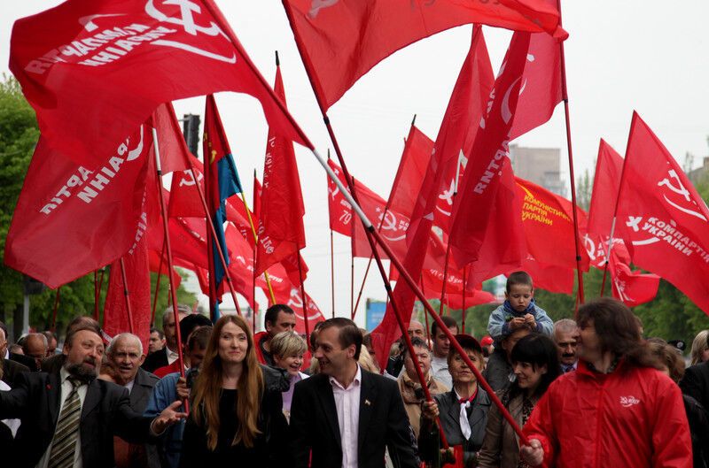 В Украине прошли первомайские шествия. Фоторепортаж