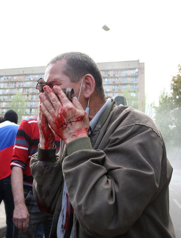 Штурм прокуратуры в Донецке: около 30 пострадавших