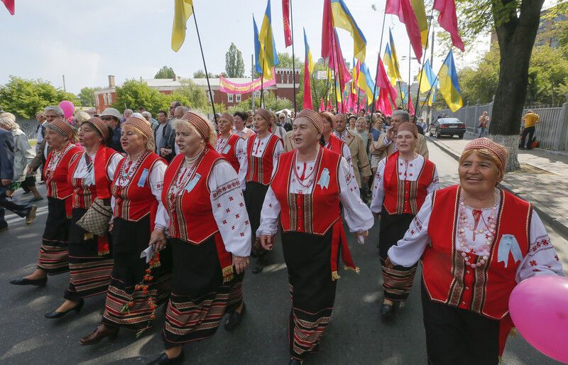В Украине прошли первомайские шествия. Фоторепортаж