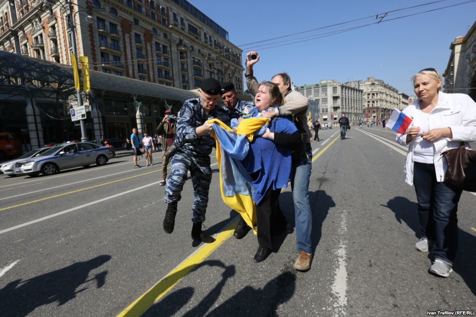 В Москве разогнали антивоенную акцию в поддержку Украины: есть задержанные 