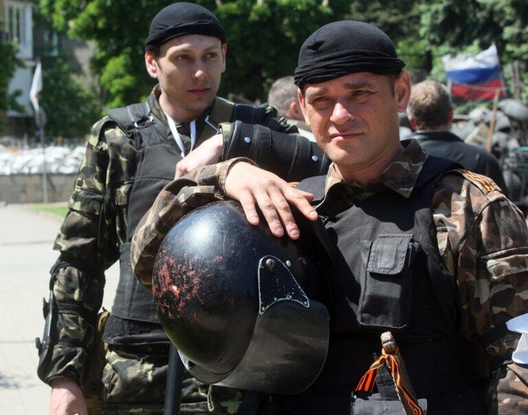 Донецьк. Тиснява на референдумі