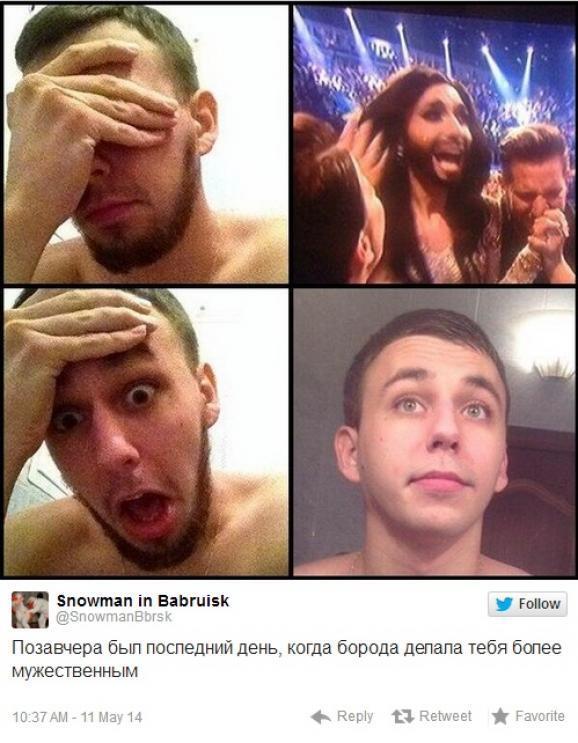После Евровидения у россиян началась истерия по поводу бритья
