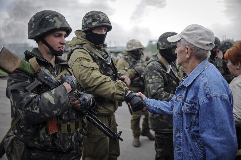 Антитеррористическая операция в Славянске. Фоторепортаж