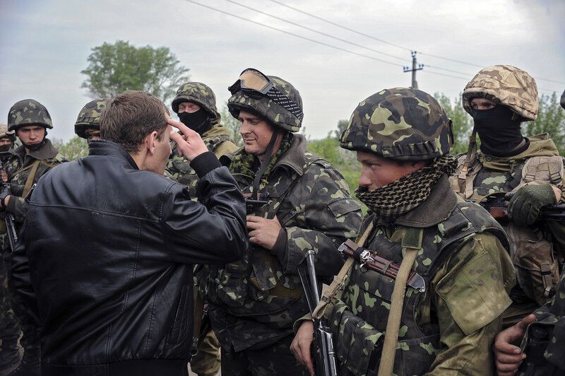 Антитеррористическая операция в Славянске. Фоторепортаж