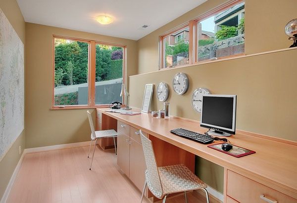 Как превратить подвал в шикарный домашний офис 