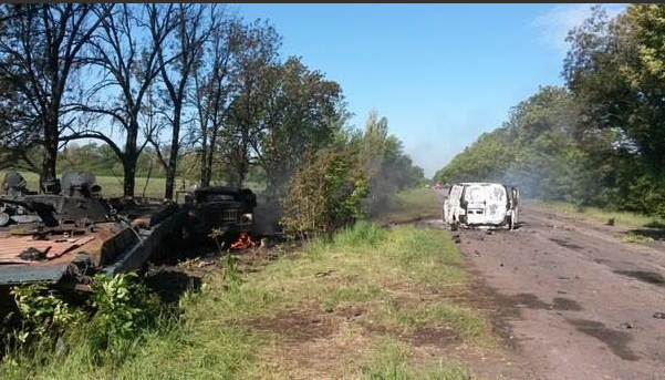 На Донбассе во время столкновений с террористами погибло 8 военных