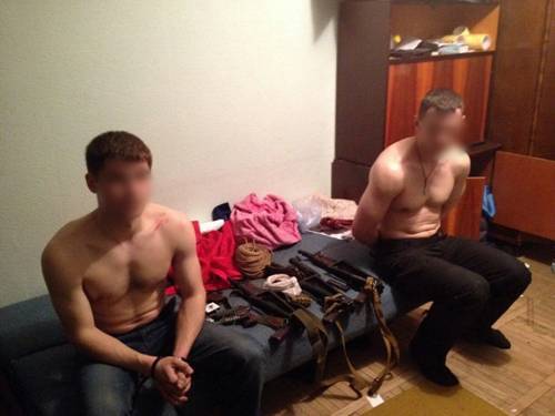 СБУ задержала экс-милиционеров со взрывчаткой, оружием и шпионящих для РФ